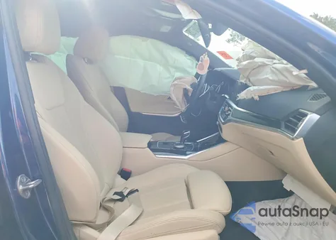 2022 BMW 330I z USA, uszkodzony, nr VIN 3MW5R1J09N8C26838